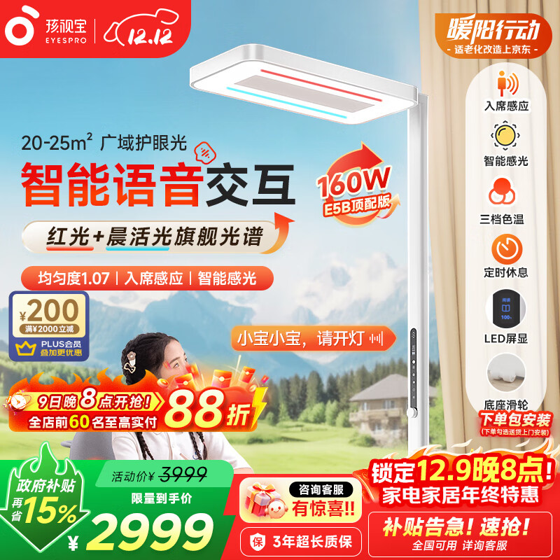 孩视灯家用落地大路灯E5-160W-R