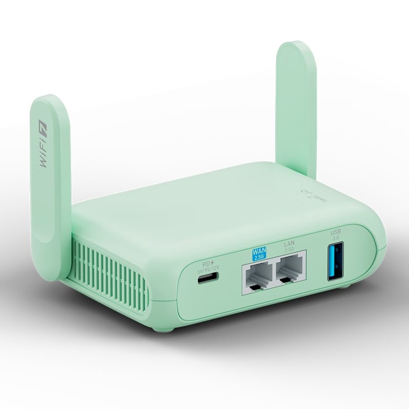 GL��INET MT3600BE ����ǧ����·�� ˫2.5G���� USB3.0 ��NAS�����Я 549Ԫ