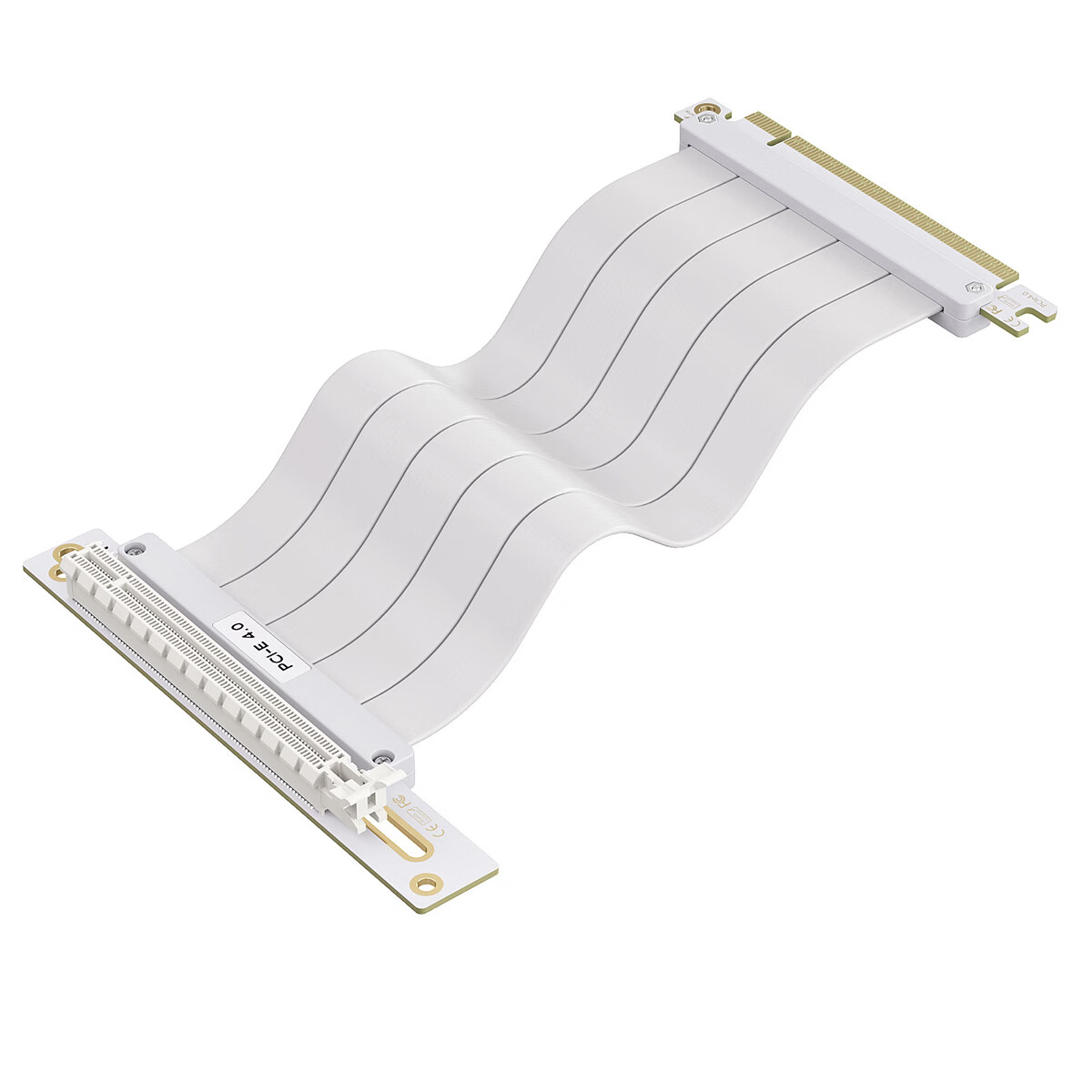 0 x16显卡转接线 抗干扰显卡竖装柔韧90度垂直竖放适用电脑显卡延长线