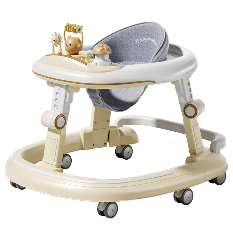 DEERC婴儿学步车7-15个月防侧翻多功能宝宝滑步手推车玩具生日新年礼物