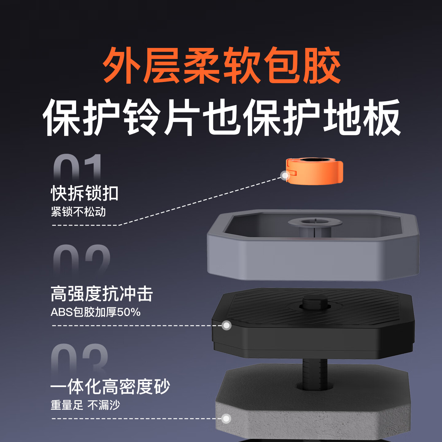 Keep快拆杠哑铃套装组合20KG可调节家用深蹲架举重锻炼健身器材训练器 快拆杠哑铃套装 20KG套组(铃片+杆)
