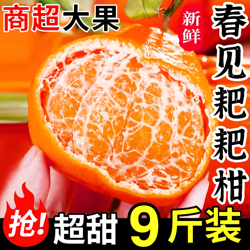 三萌果蔬春见耙耙柑 四川粑粑柑桔子新鲜丑八怪柑橘应季水果送礼
 5斤活动装【香甜多汁】净4.5斤*