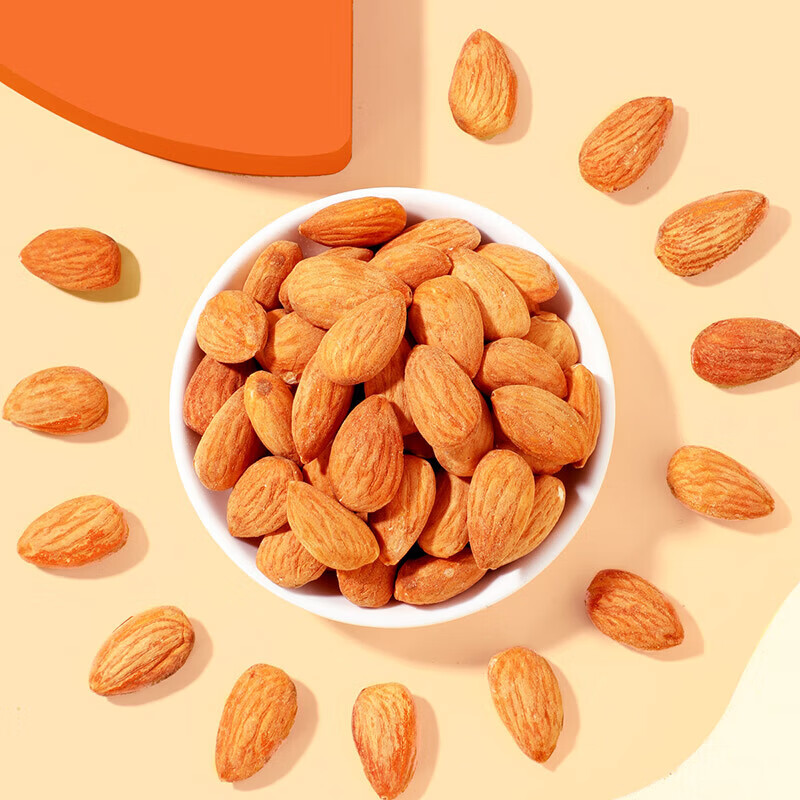 味滋源酸奶巴旦木仁坚果杏仁网红零食独立包装牛奶球办公室零食小吃 100g*1袋