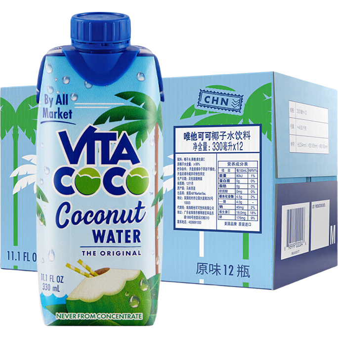 Ψ���ɿ� Ҭ��ˮ 330ml 12ƿ Ҭ��ζ 66.9Ԫ