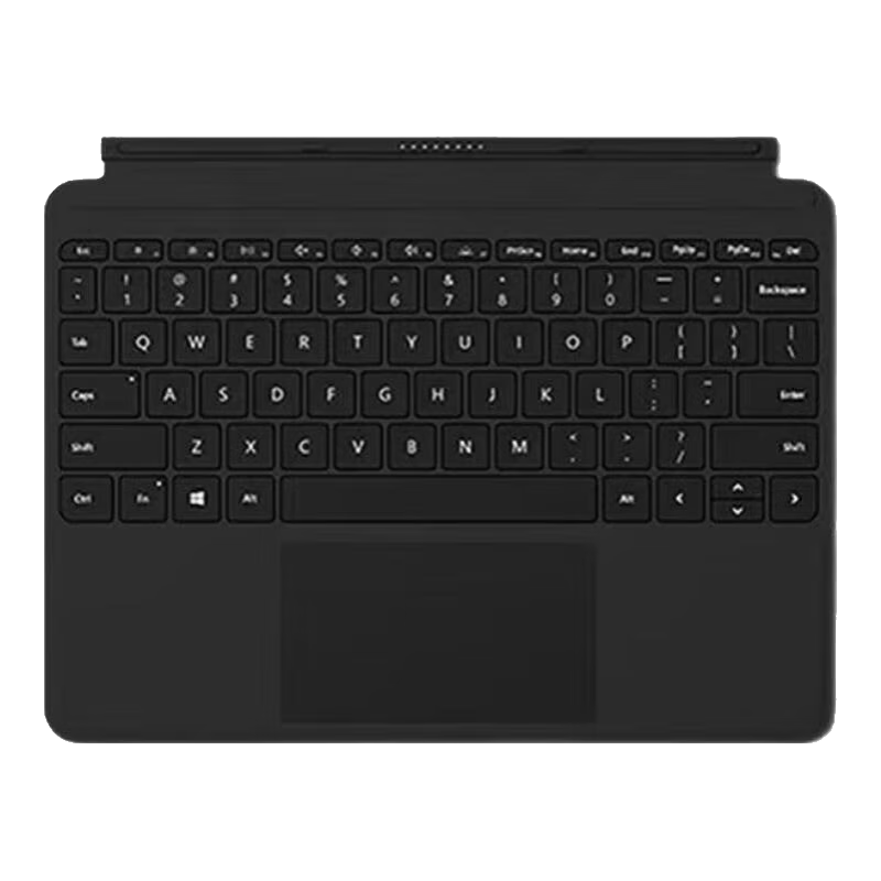 微软（Microsoft）Surface键盘PRO11/10/9/8/X/12/7/ Go平板电脑键盘原装磁吸实体背光平板电脑保护套便携式电脑外壳 PRO7+/7/6/5/4典雅黑【简装|店保一年】