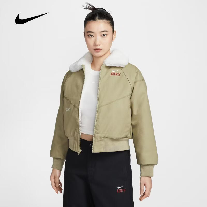 �Ϳˣ�NIKE��SPORTSWEAR �����޶�����ϵ�� �����Ů������ëƤ���ϼп� IQ3823-276 S 775.35Ԫ