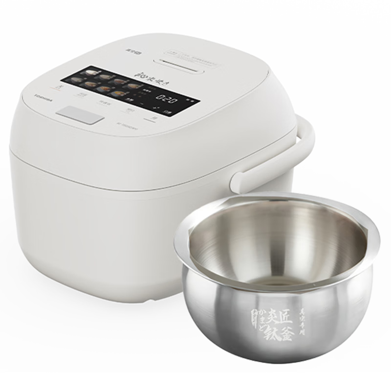 ��֥��TOSHIBA��С��¶pro��ո߶˵緹��2-5�� ���õ緹��IH����4��һ����Ч 316L�����0Ϳ�� 3mm���踪 С��¶proح˫�ڵ� 4L RC-15VSVC(WY��