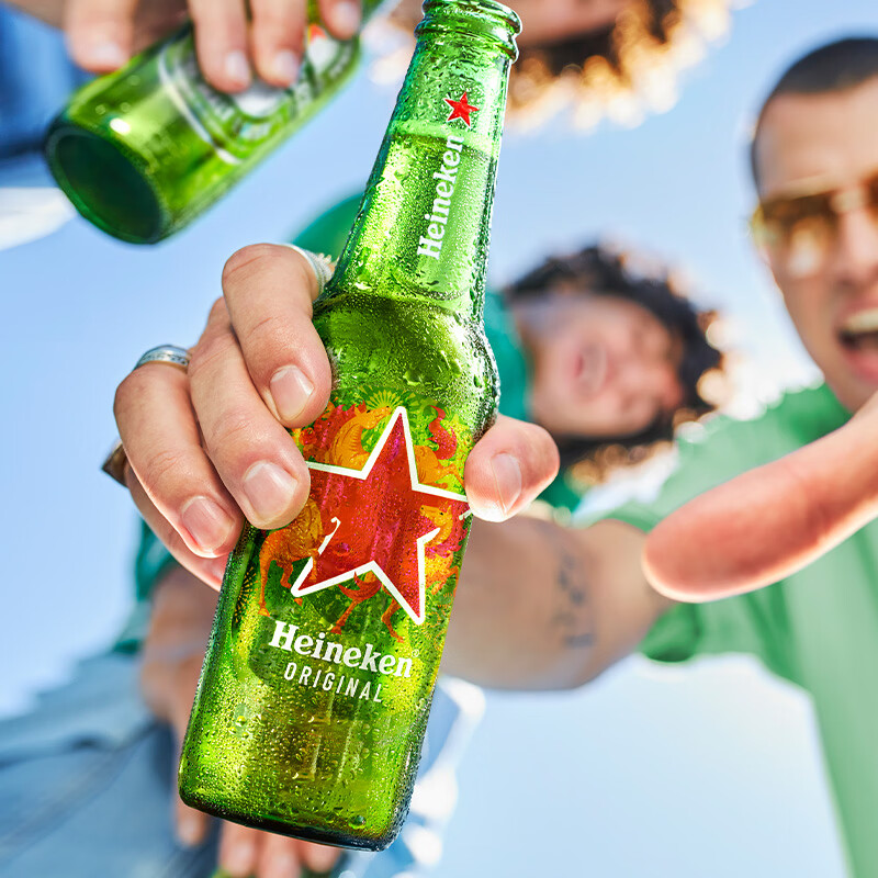 喜力啤酒 经典啤酒 整箱装 全麦酿造 马年礼盒 年货送礼 500mL 12瓶