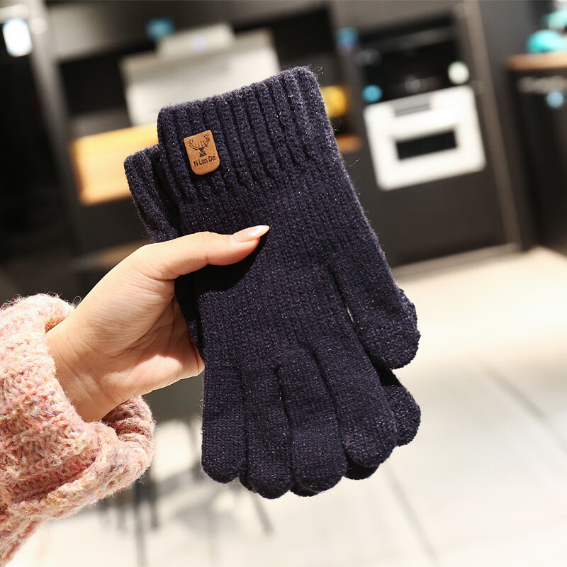 ���޵�ɫ���ﶬ������������ʿ����¹�Ǳ�Ӻ�ůë����֯���׿羳������ָ ����ɫ 13.2Ԫ