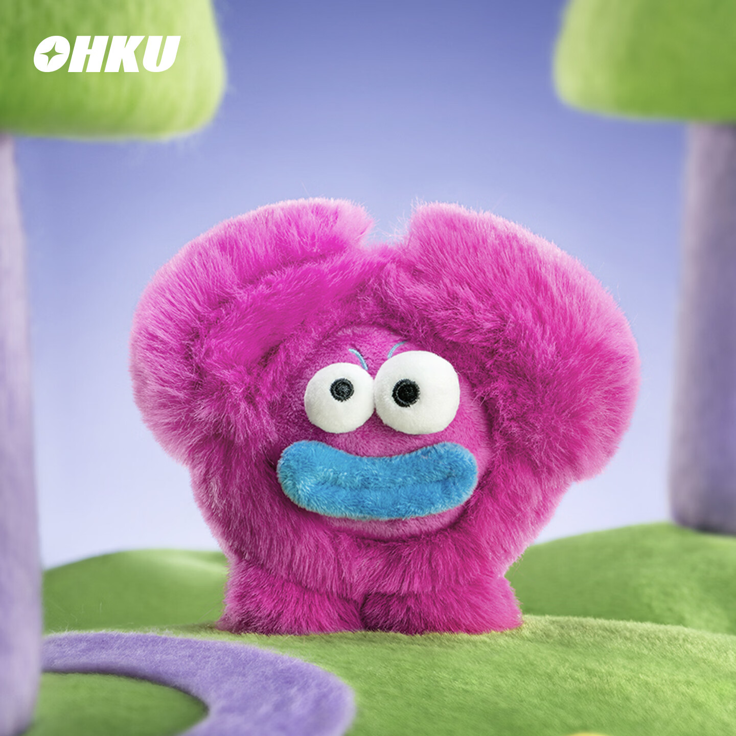 OHKU 怪物宇宙职场怪咖系列-毛绒挂件盲盒玩具礼物 随机1个（不支持7天无理由退换）