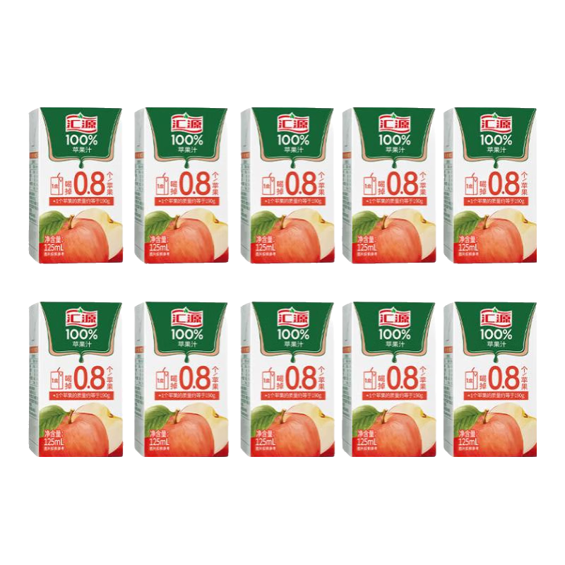 ��Դά���ع�֭���� 125ml*10�� ƻ��֭ 15.9Ԫ