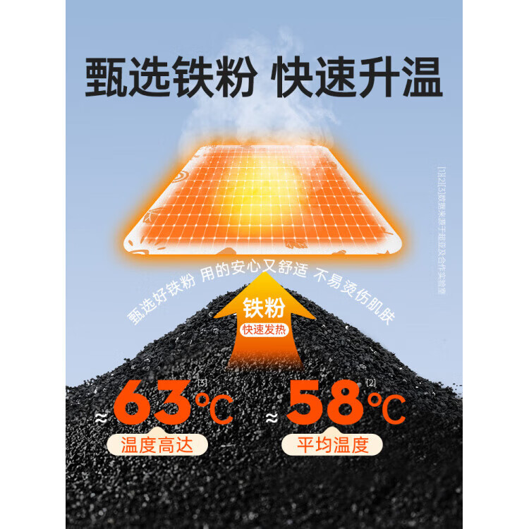 户外保暖贴12小时自发热艾草暖宝宝贴热敷发热宫暖贴 58℃【高温暖贴】-12小时持久发热 80片