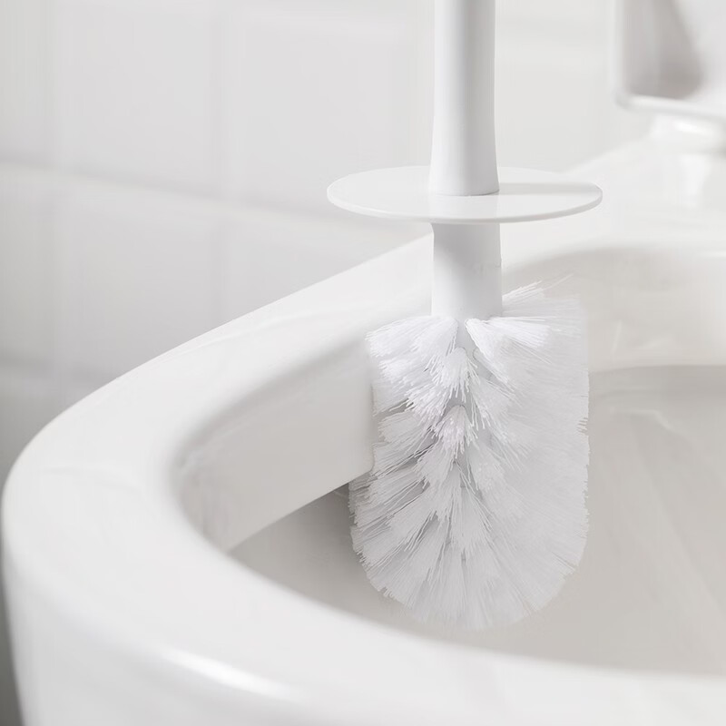 茶花【甄选厂家】马桶刷无死角洗厕所刷子长柄去死角软毛挂墙式家用卫 一个装