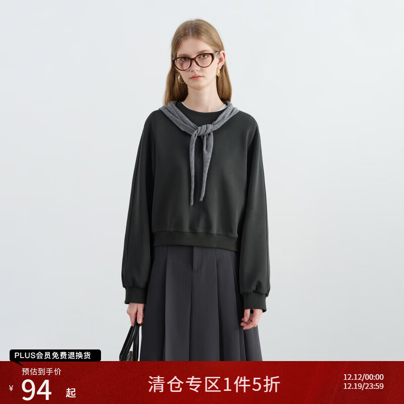 ����С���Ӻ�ϵԲ�������ͷ����Ů2025��װ�¿����аٴɫ���� ̿��ɫ M �����룺4�� 79.5Ԫ