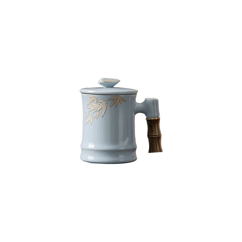 上新了文创 故宫陶瓷杯马克杯 泡茶杯喝水杯办公室家用 送客户长辈生日礼物 一鸣惊人