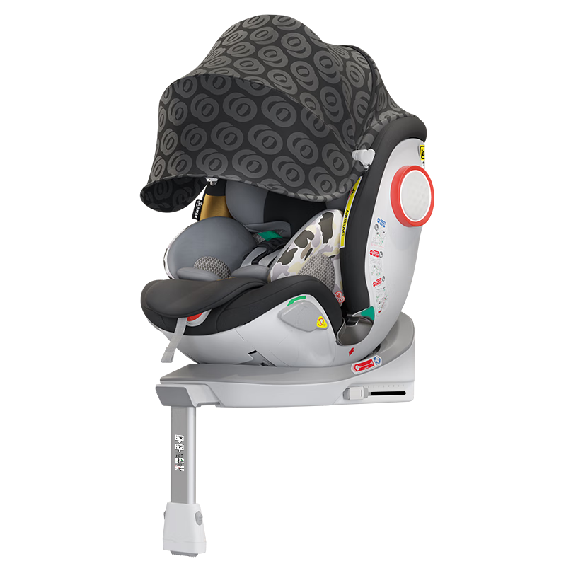 貓頭鷹安全座椅嬰兒童妙轉(zhuǎn)Ultra深空黑智能通風(fēng)0-7歲I-size認(rèn)證 