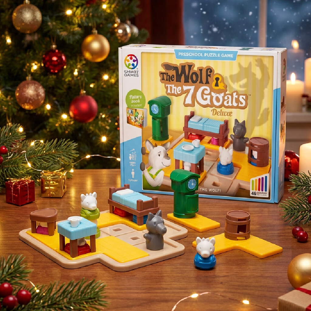 SMART GAMES七只小羊 儿童益智玩具童话早教桌游 男童女童开学生日礼物 3-7岁 【新品 | 赠绘本】