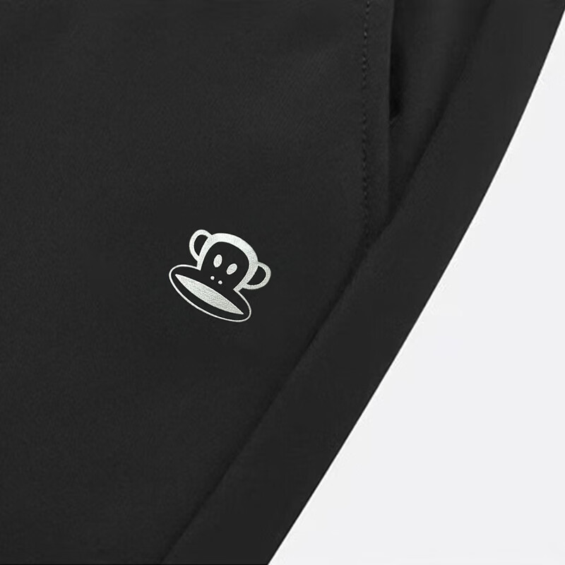 大嘴猴(paul frank)童装加绒裤女孩秋冬保暖2025款男孩酷帅宽松中大童舒适潮流软壳裤 卡其色 120