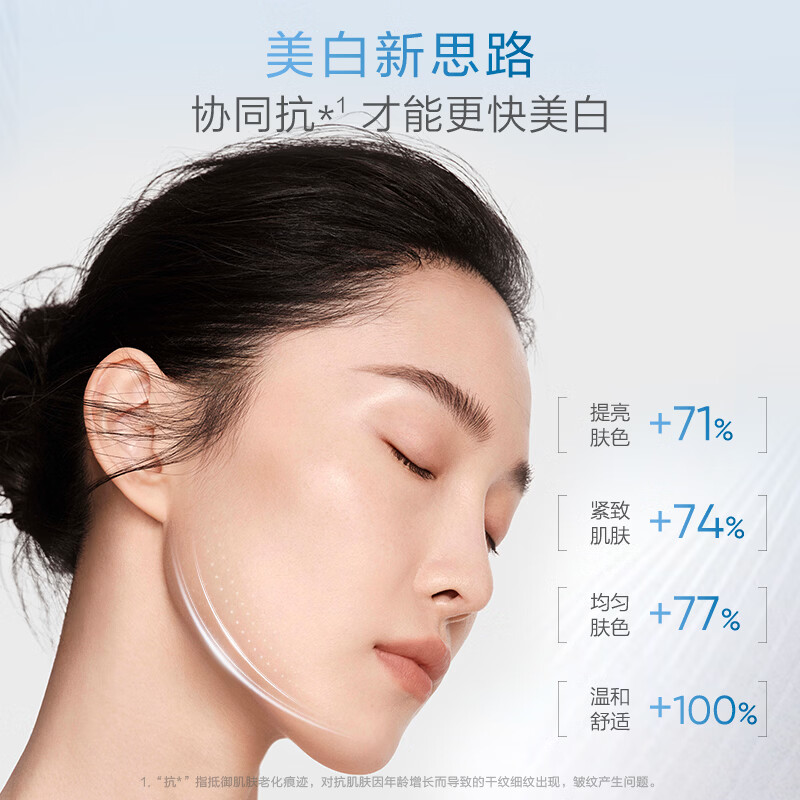 韩束(KanS)白蛮腰水乳护肤品套装美白淡斑保湿紧致化妆品送女友妈妈礼物 白蛮腰(水50ml*2+乳50ml*2)