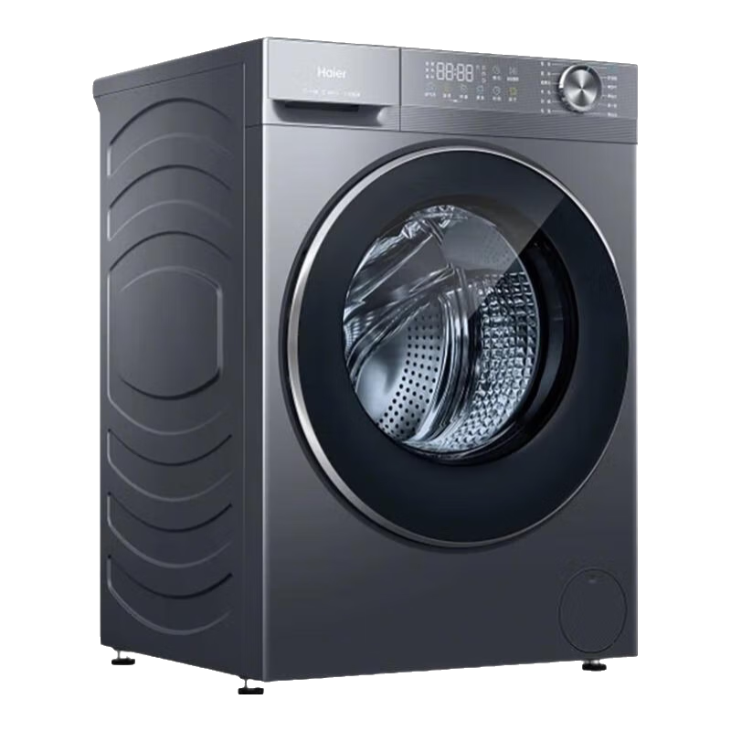 海尔（Haier）【新品58E超薄纯平】11公斤大容量滚筒洗衣机全自动洗脱\洗烘一体家用AI减震防生锈双喷淋蓝盾除菌 滚筒单洗 羽绒毛毯洗+525大筒+1.2洗净比 全国联保/送货上楼/免费上门安装
