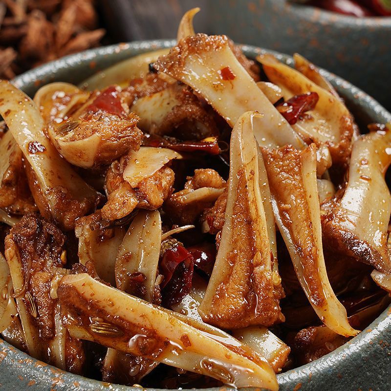 林妹妹麻辣三角骨250g香辣鸡软骨胸骨脆骨宿舍零食熟食即食炭烤辣味速食 麻辣三角骨1袋