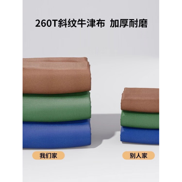 JCZS牛津布被子收纳袋大容量搬家打包袋棉被褥衣服专用行李包加厚 卡其色-大号【加厚牛津布/耐用10年/锁扣加固】 【出差旅行/搬家打包】