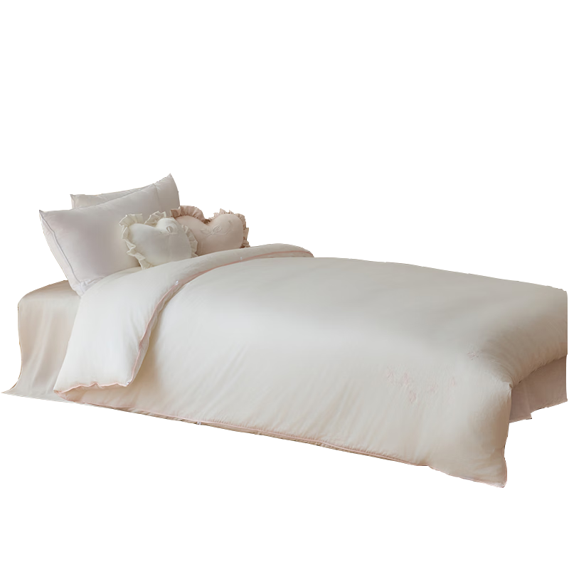 銀桑INESANCE嬰兒寶寶100%桑蠶絲被兒童幼兒園秋冬四季小被子a類 【春秋被】桑蠶長絲綿 凈重1000g 粉色蝴蝶 120x150cm