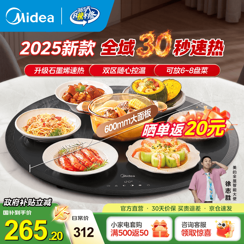 ģMideaů˰Ȳ˰屣° ȱ 2025¿๦ܼò߲;ԲԲתת 10¡25Ʒ60Y1 Pro 164.8Ԫ