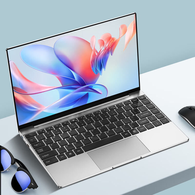 智美派2026新款英特尔15.6英寸高性能笔记本电脑轻便办公学生学习编程电竞游戏上网本酷睿i7级手提电脑 银色 512G+16G【送鼠标+支架+电脑包】