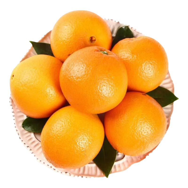 九月红橙秭归脐橙现摘新鲜时令水果柑橘桔子果冻橙子甜嫩水果礼盒 净重5斤（果径65-70mm）
