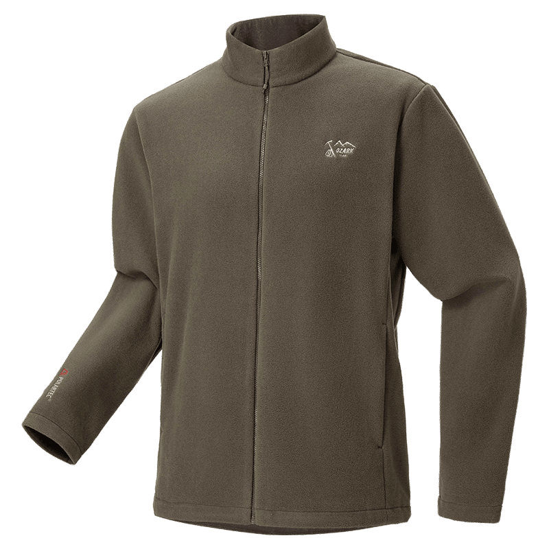 奥索卡Ozark奥索卡25年秋冬新品PolarFleece极地速干透气保暖抓绒衣外套 深苔绿 185/104B