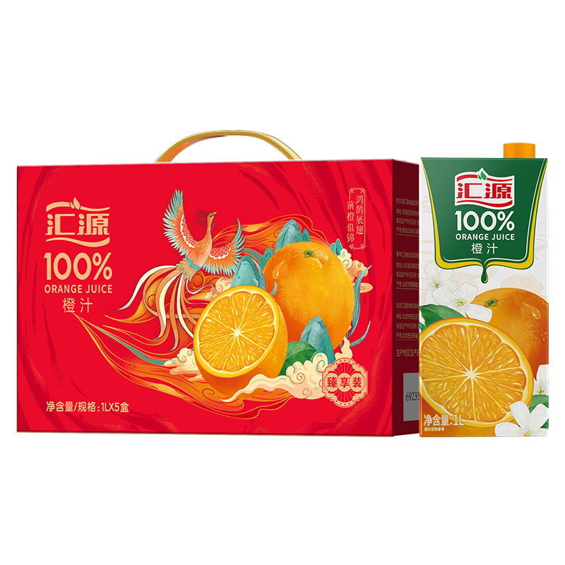 ��Դ 100%��֭  ���� 1L 5�� 60.9Ԫ