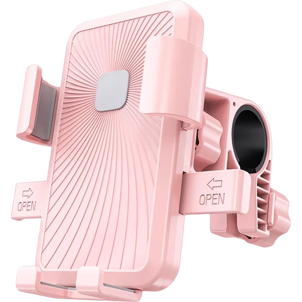 【京东包邮】电动车摩托车可旋转手机支架导航神器外卖骑手车载便携防震装备 天空蓝【重力感应/升级车把款】