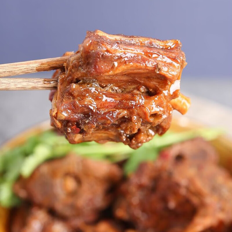 艾克拜尔新鲜多肉牛脊骨牛蝎子4斤 酱大骨 火锅食材 多肉牛肉