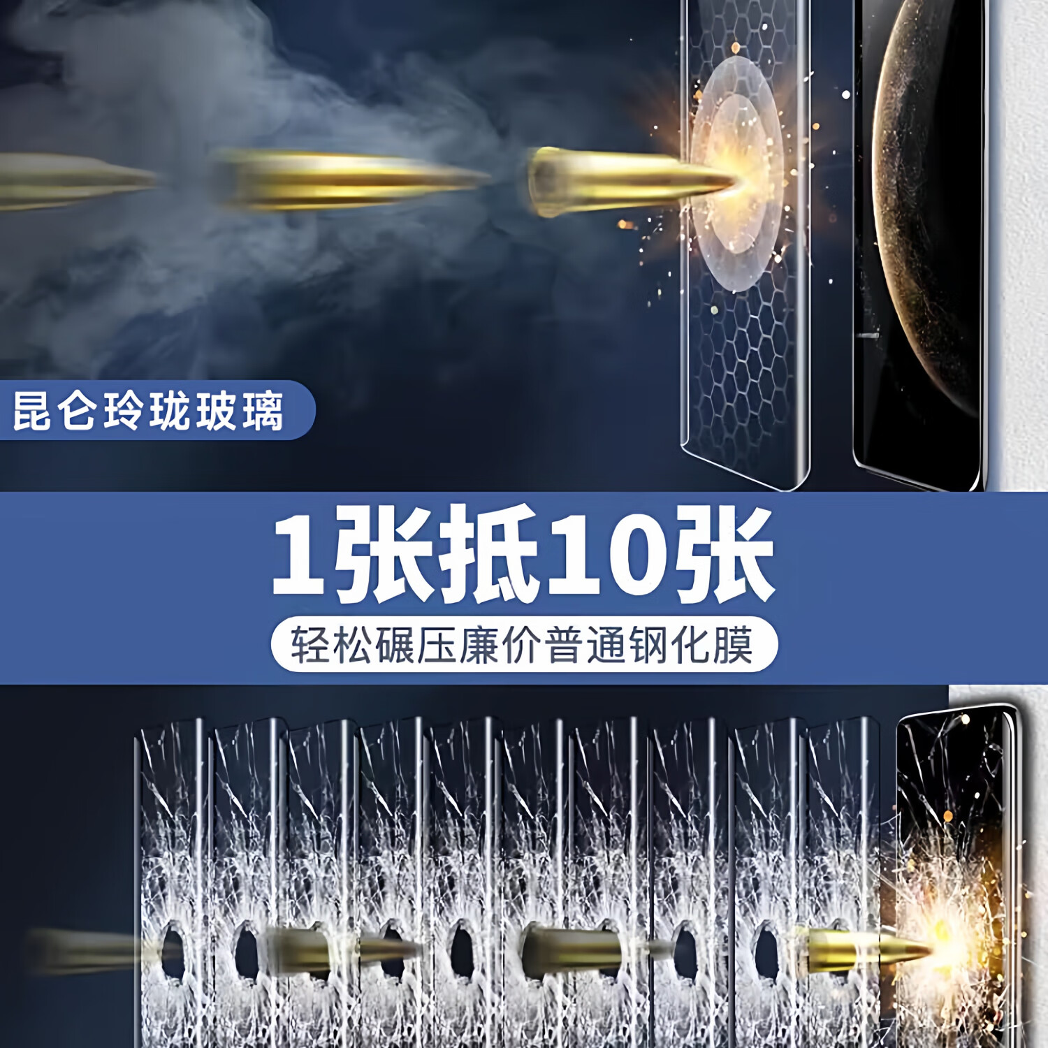 李森【新八代昆仑灵珑玻璃】适用华为Mate80ProMax钢化膜AR增透防摔三防前膜新款mate80pro手机膜 【超清钢化膜】一片装 华为Mate 80