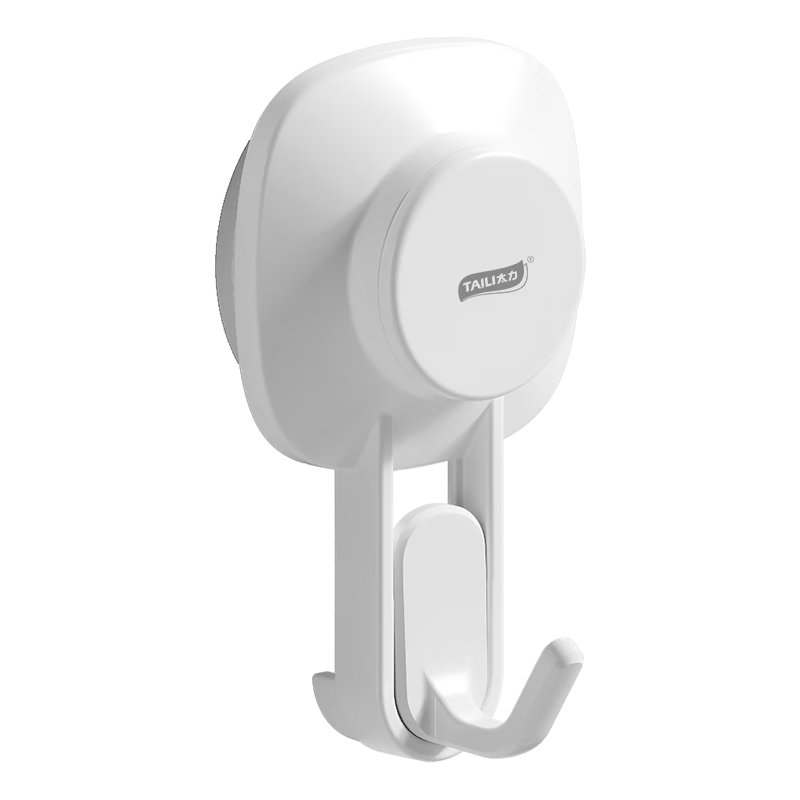 太力 免打孔吸盤掛鉤置物架粘鉤強(qiáng)力無痕上墻衛(wèi)生間門后長彎鉤4件套