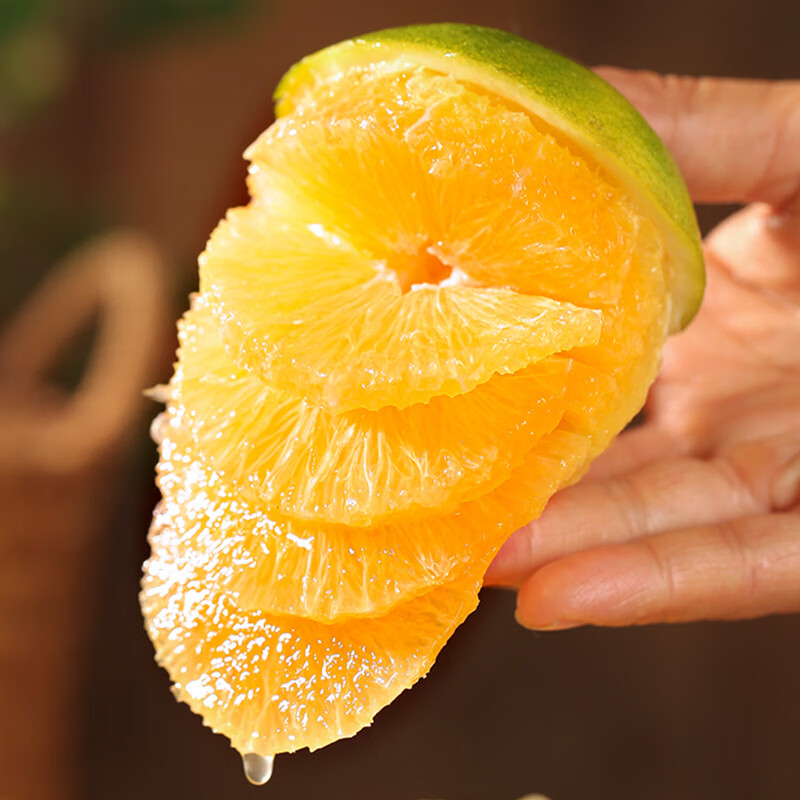 鲜惠源云南冰糖橙 新鲜橙子水果当季时令 整箱果冻甜橙子 冰糖橙带箱5斤（净重4.5斤）