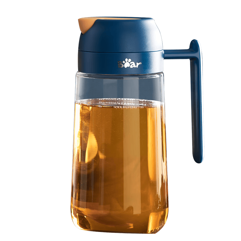 小熊（Bear）油壶厨房专用食品级 自动开合防漏不挂油油瓶油罐瓶酱油瓶调料瓶