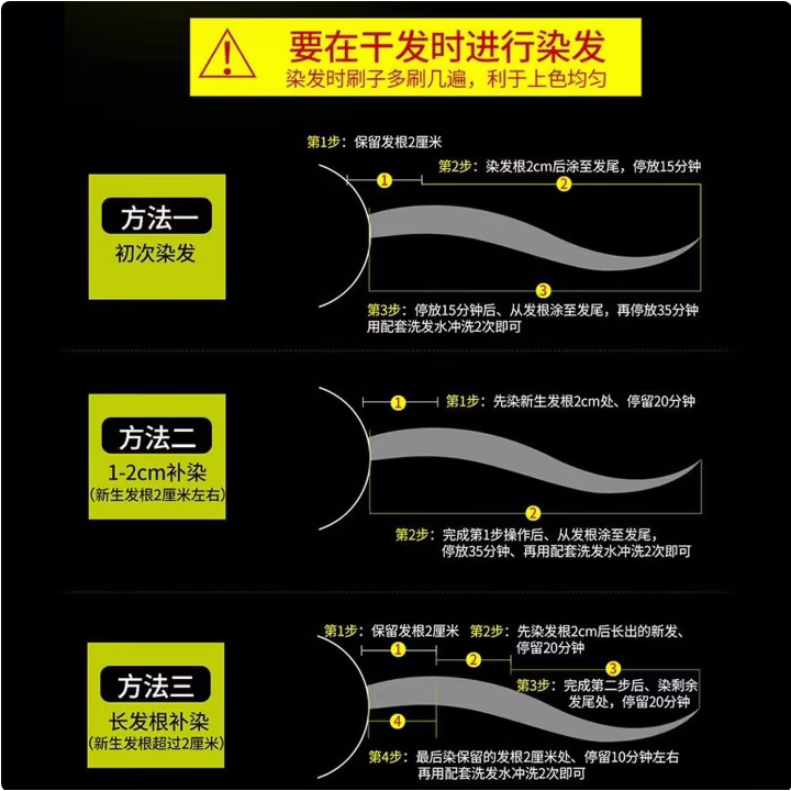 欧莱雅染发剂黑茶冷棕植物天然无刺激自己在家盖白发流行色染发膏 黑茶色【盖白发孕妇可用】