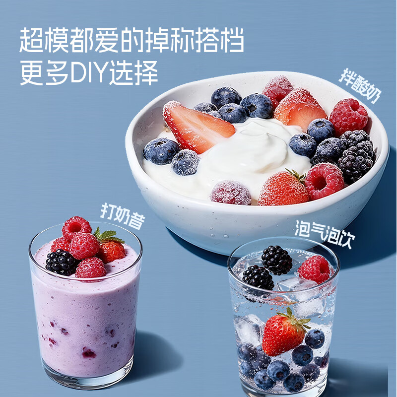 素坊每日莓果 冷冻混合草莓树莓新鲜蓝莓鲜果黑莓速冻水果冰冻浆果 【顺丰冷链】每日莓果90g*14袋