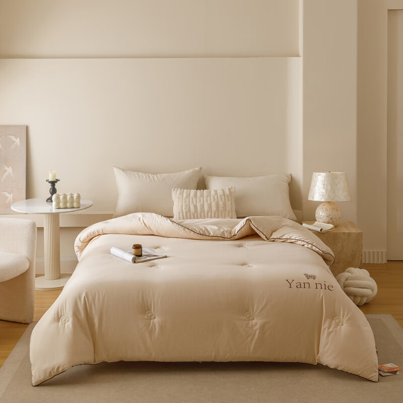 元族2025新款羊焰焰欧洲羊毛被子被芯 蜜合 200*230cm7.5斤