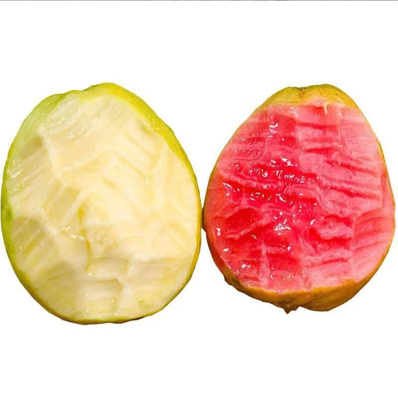 红白混搭装广西产地番石榴芭乐软心糯香甜新鲜现摘发【红心偏小】 白心芭乐1斤试吃装（贵在运费）