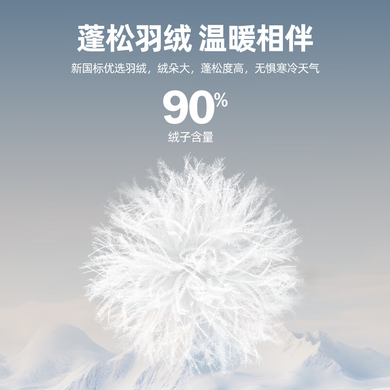 罗蒙（ROMON）【许亚军推荐&鹅绒&火焰绒】羽绒服男冬季新款衣多穿双重保暖外套 蓝灰 3XL (190) 【建议170-185斤】