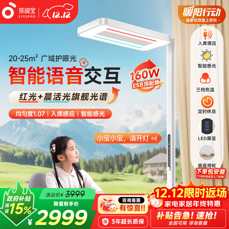 孩视灯家用落地大路灯E5-160W-R