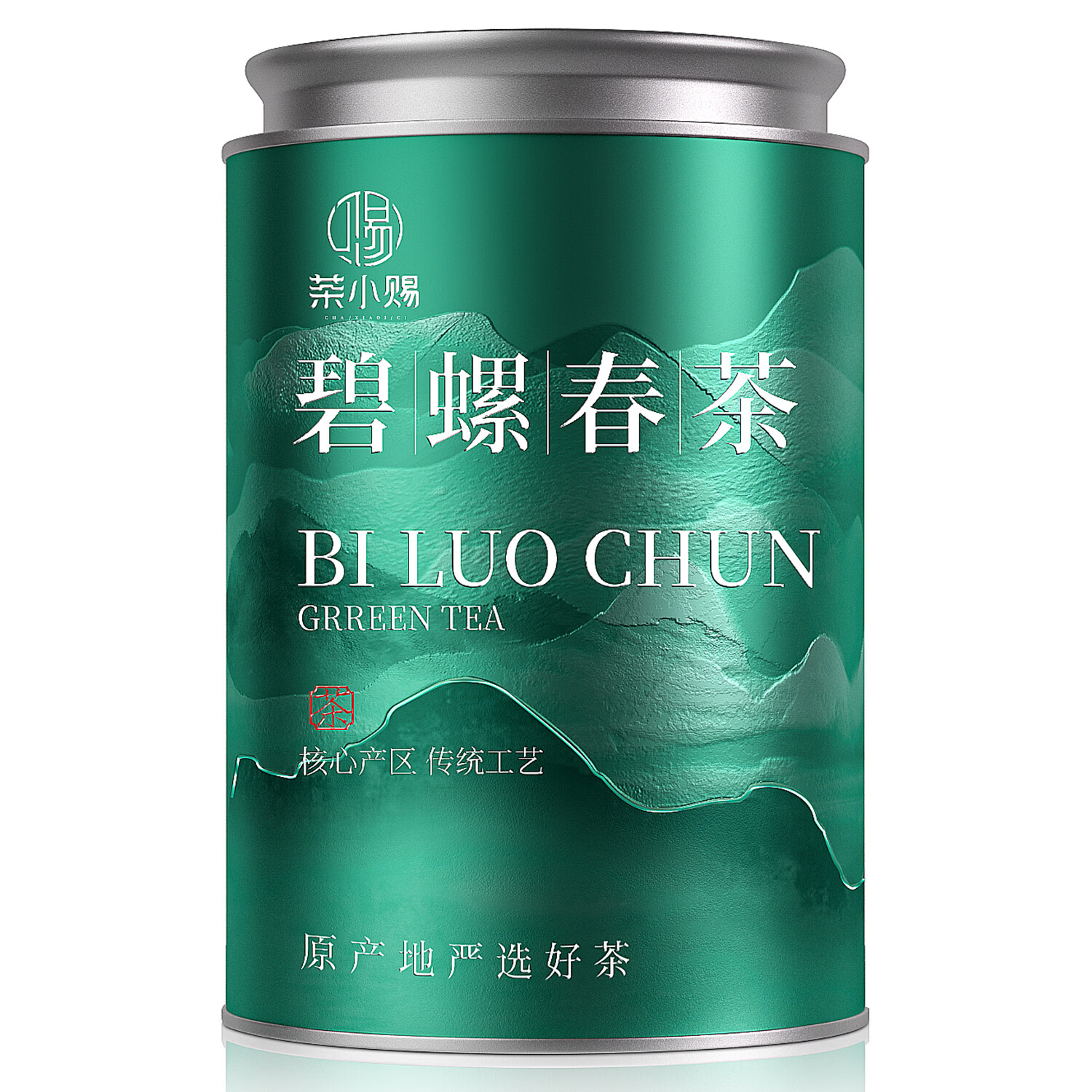茶小赐茶叶 碧螺春绿茶 2025新茶苏州明前嫩芽浓香型耐泡罐装100g