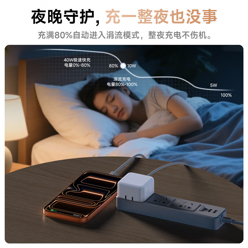 stiger原装适配苹果【新品】40W USB-C充电器快充iPhone17/16充电头适配原装苹果17promax pro数据线插头 【直营丨苹果原充】40W快充头 支持全新苹果17系列丨快充不伤机丨已售6万+