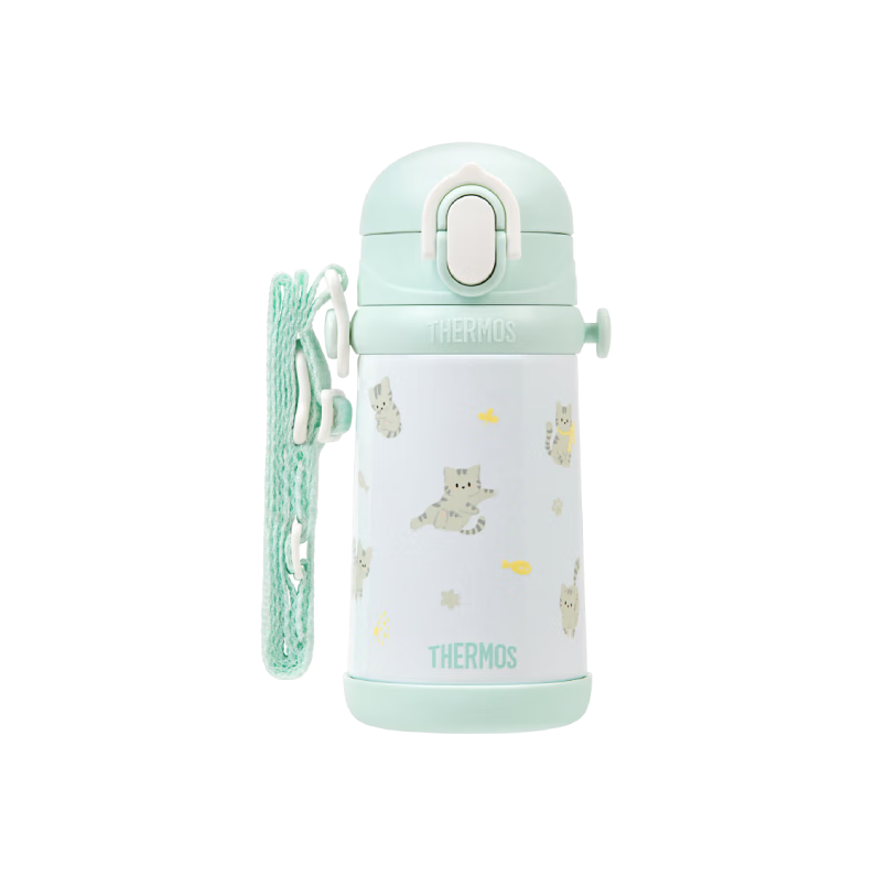 ��ħʦ��THERMOS��ĸӤ�ȳ�ϵ�ж�ͯСѧ��Сͯ��ѧ��316L��������ܱ��±�400ml 109Ԫ