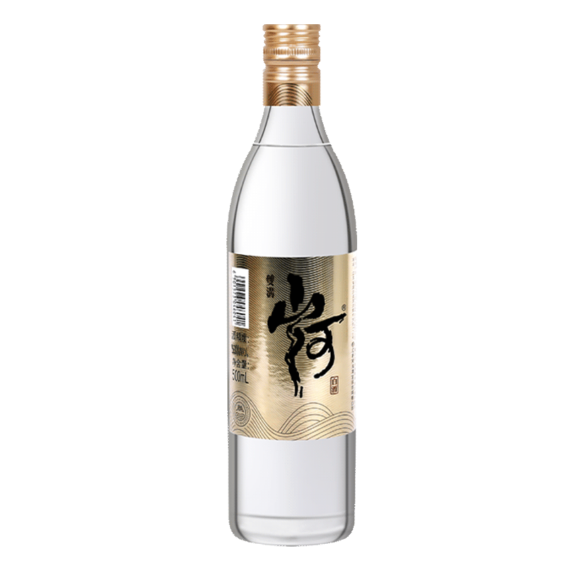 双沟山河大曲 浓香型白酒 送礼自饮 纯粮酒 口粮酒 53度 500mL 1瓶 单瓶装