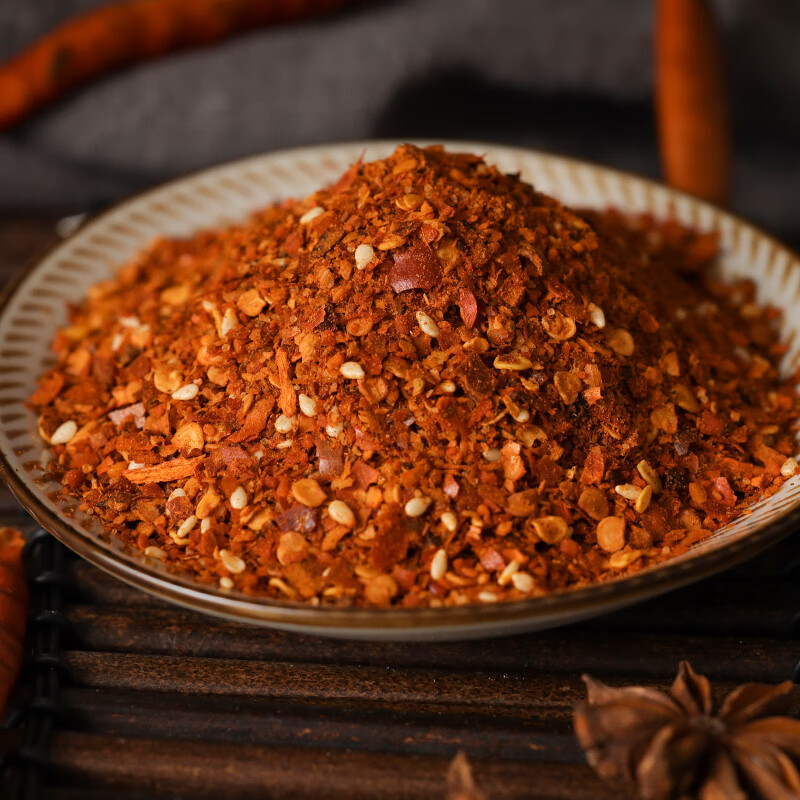 尼罗非辣椒面蘸料麻辣1+2蘸水干细中辣烧烤料云南特产做油泼辣火锅炒菜 麻辣1+2蘸水105g*2瓶【品质好货】