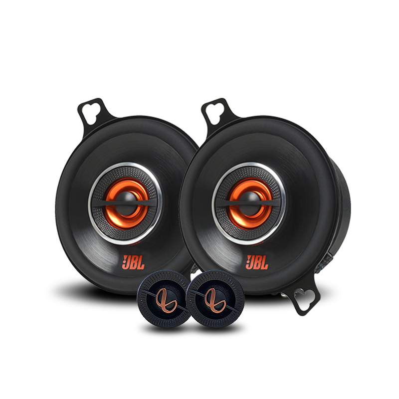 燕飛利仕(Infinity)JBL汽車音響五菱宏光MINI專車專用同軸喇叭高音頭dsp低音車載音響 提升型改裝-兩門4喇叭